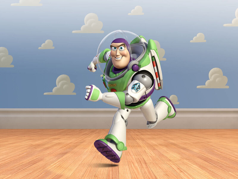 Buzz Lightyear running