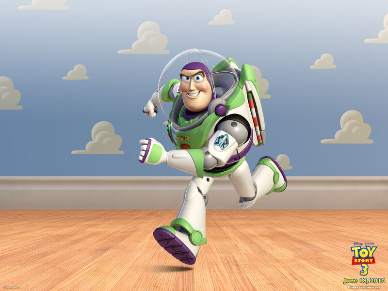 Buzz Lightyear running
