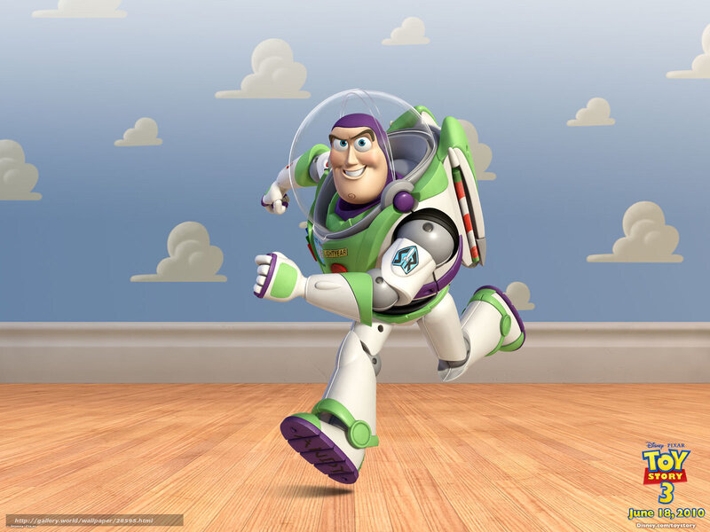 Buzz Lightyear Running — Green