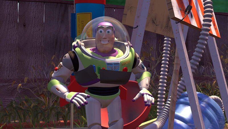 Buzz Lightyear Toy — Green, Playful