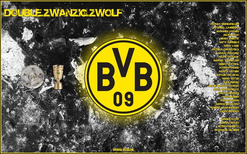 BVB Logo with Trophies
