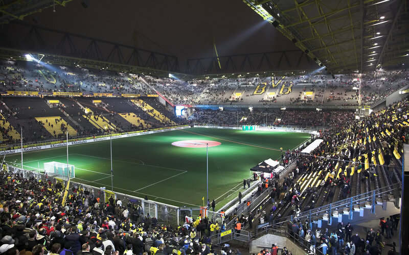 BVB stadium at night