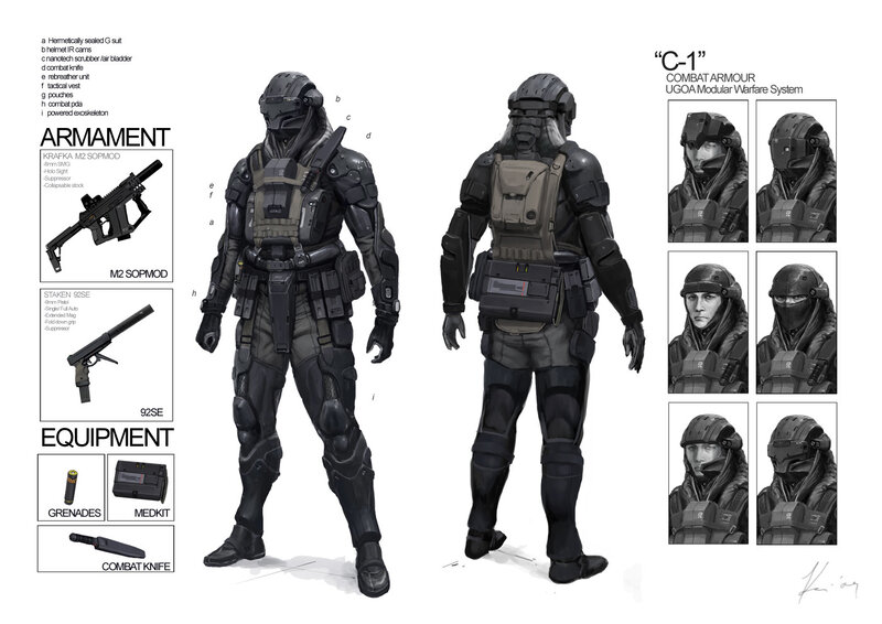 C-1 Combat Armour Concept