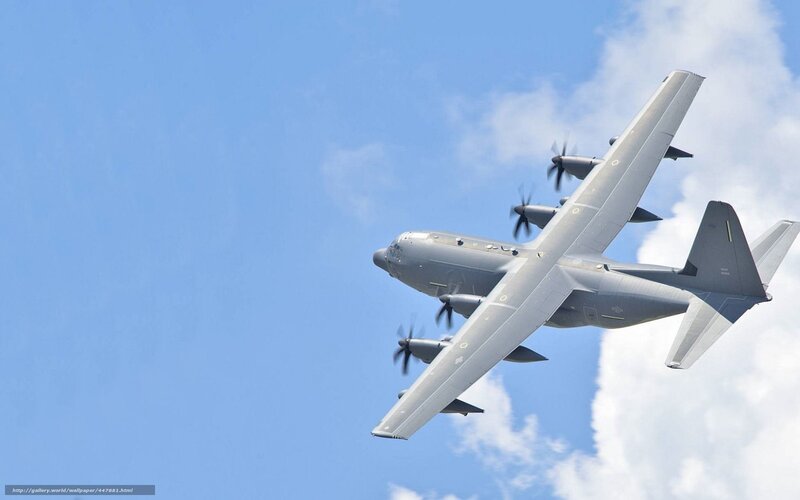 C-130 Hercules Aircraft — Blue