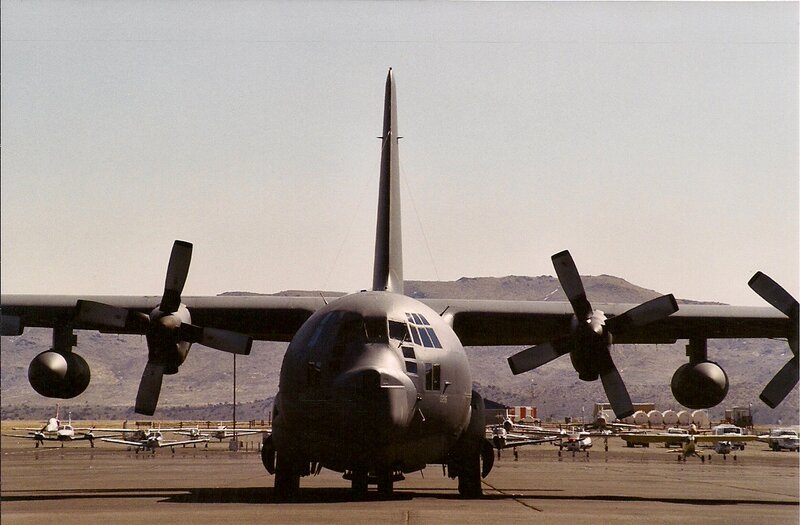 C-130 Hercules Aircraft — Gray, Neutral