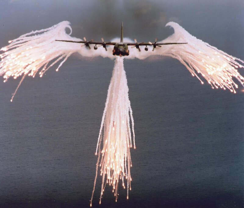 C-130 Hercules Aircraft — White