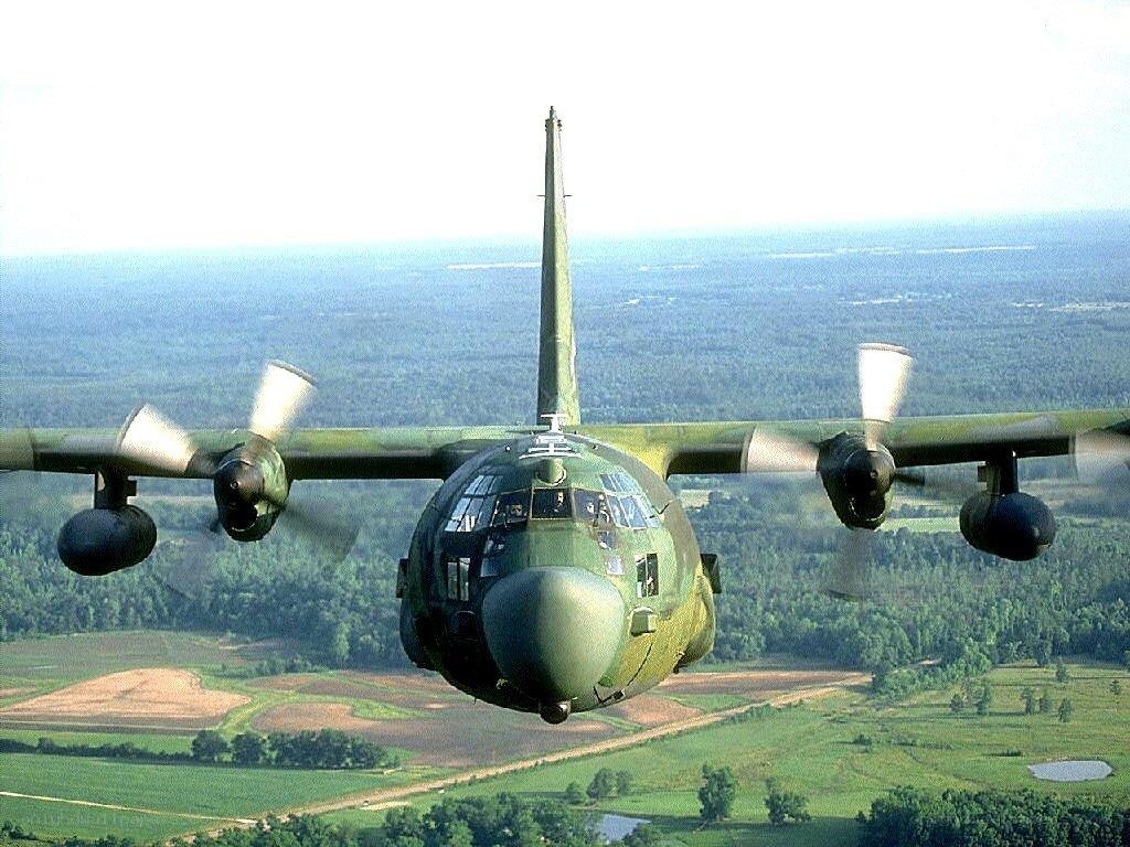 C-130 Hercules in flight
