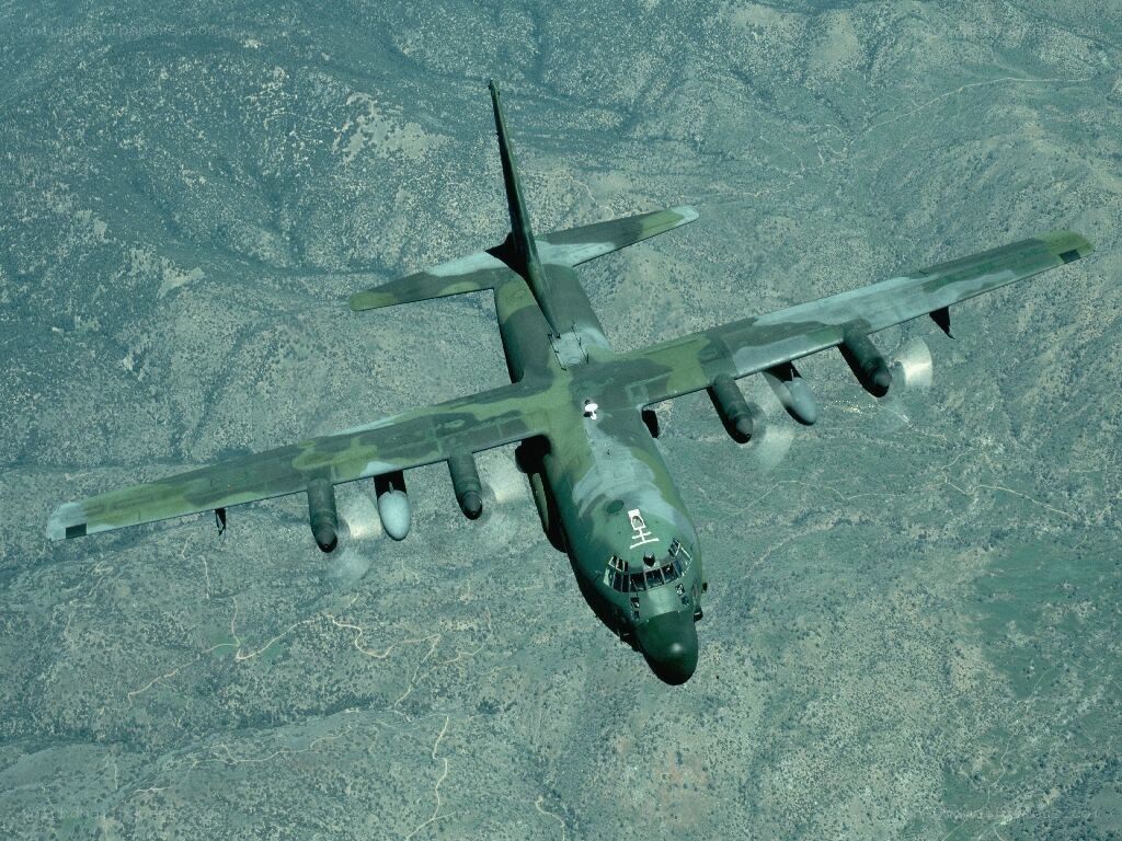 C-130 Hercules in flight