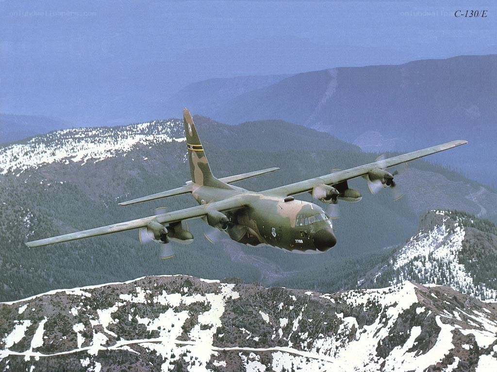 C-130 Hercules in flight