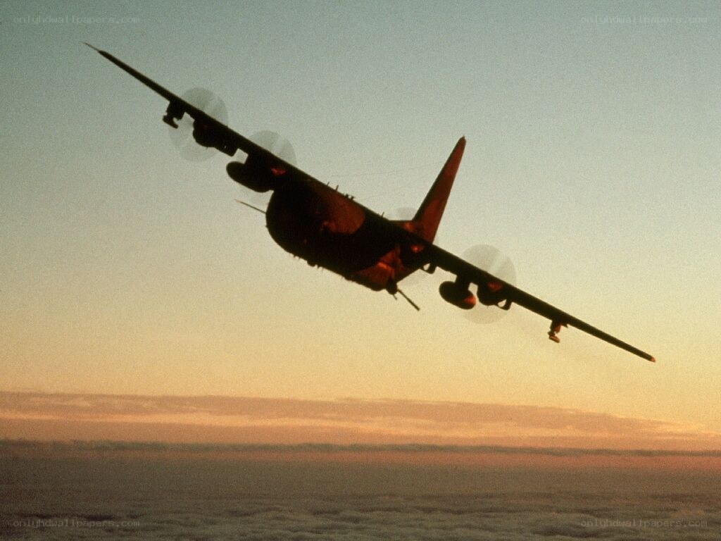 C-130 Hercules in flight