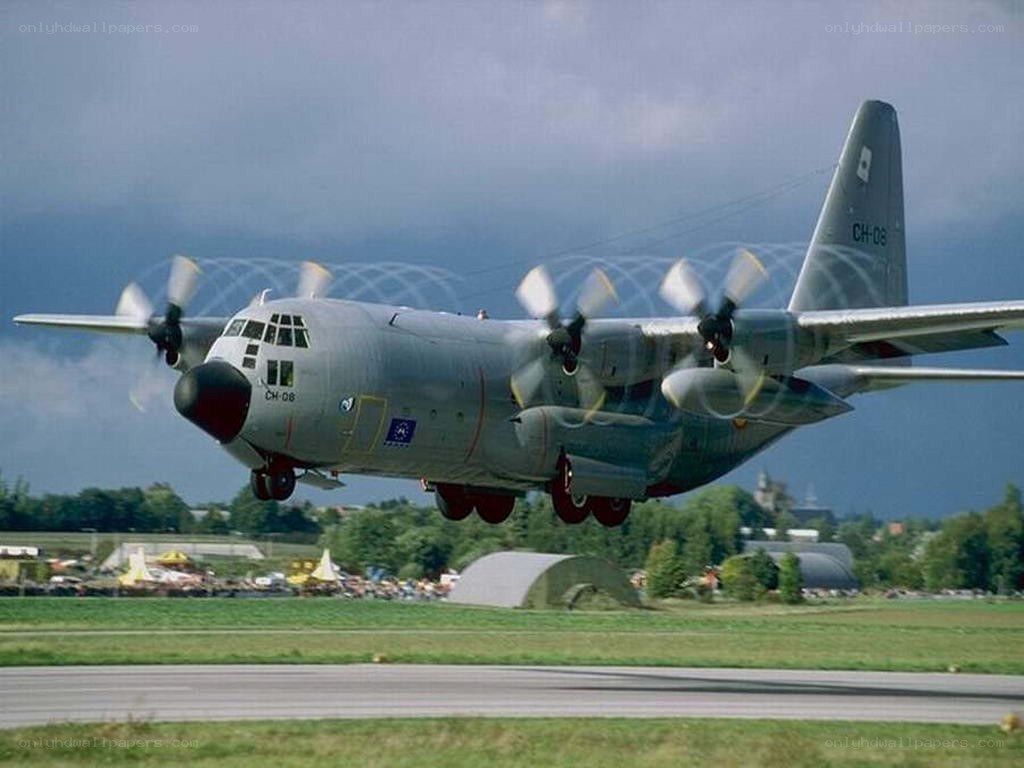 C-130 Hercules in flight