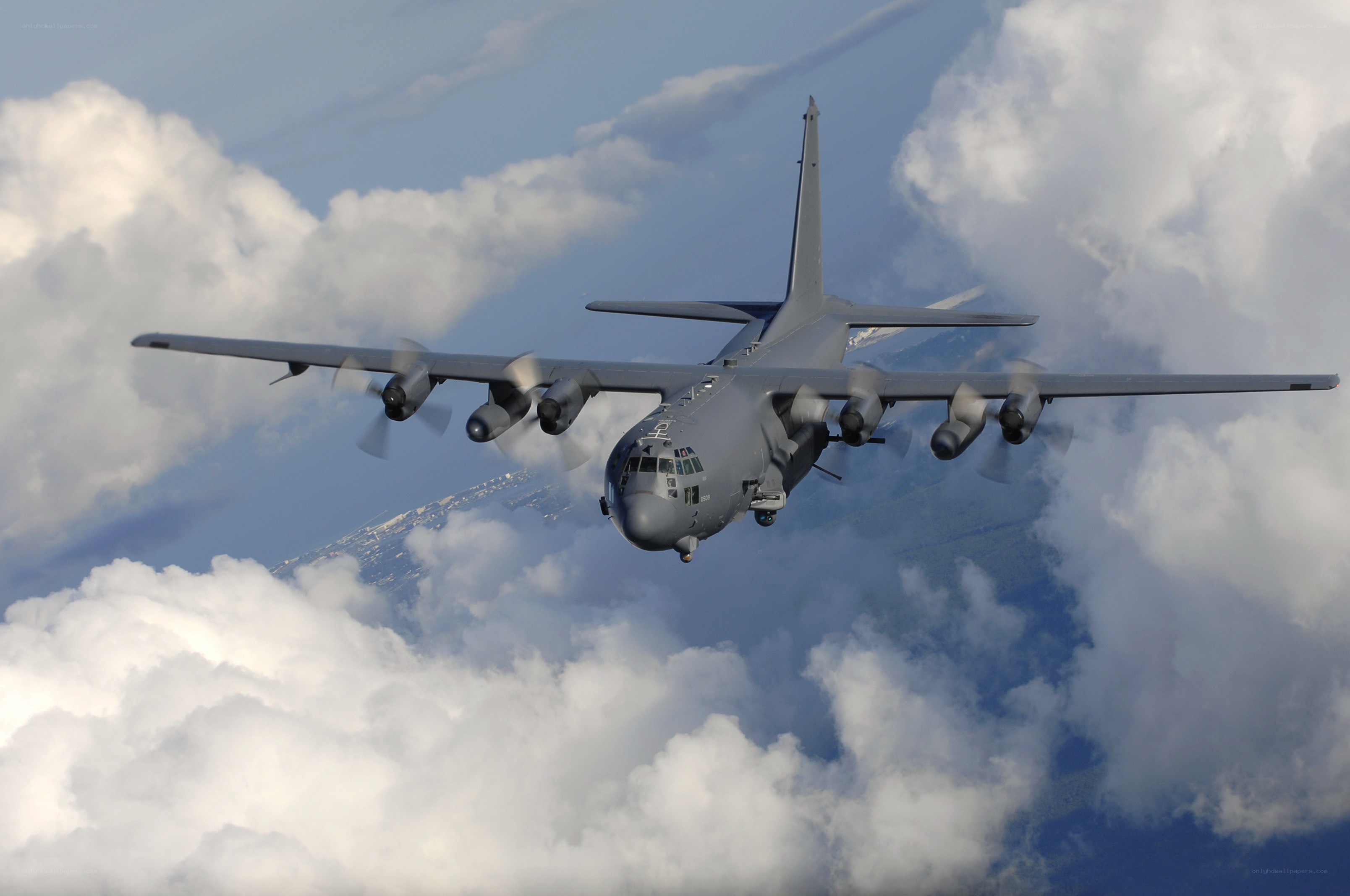 C-130 Hercules in flight