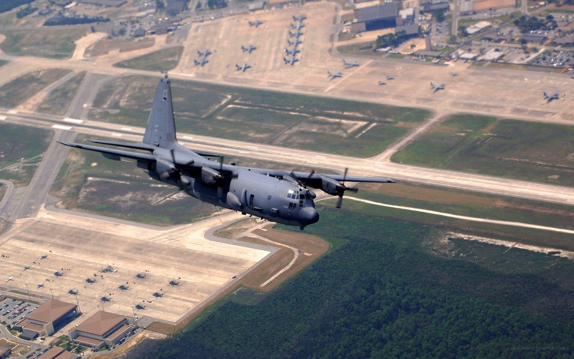 C-130 Hercules in flight