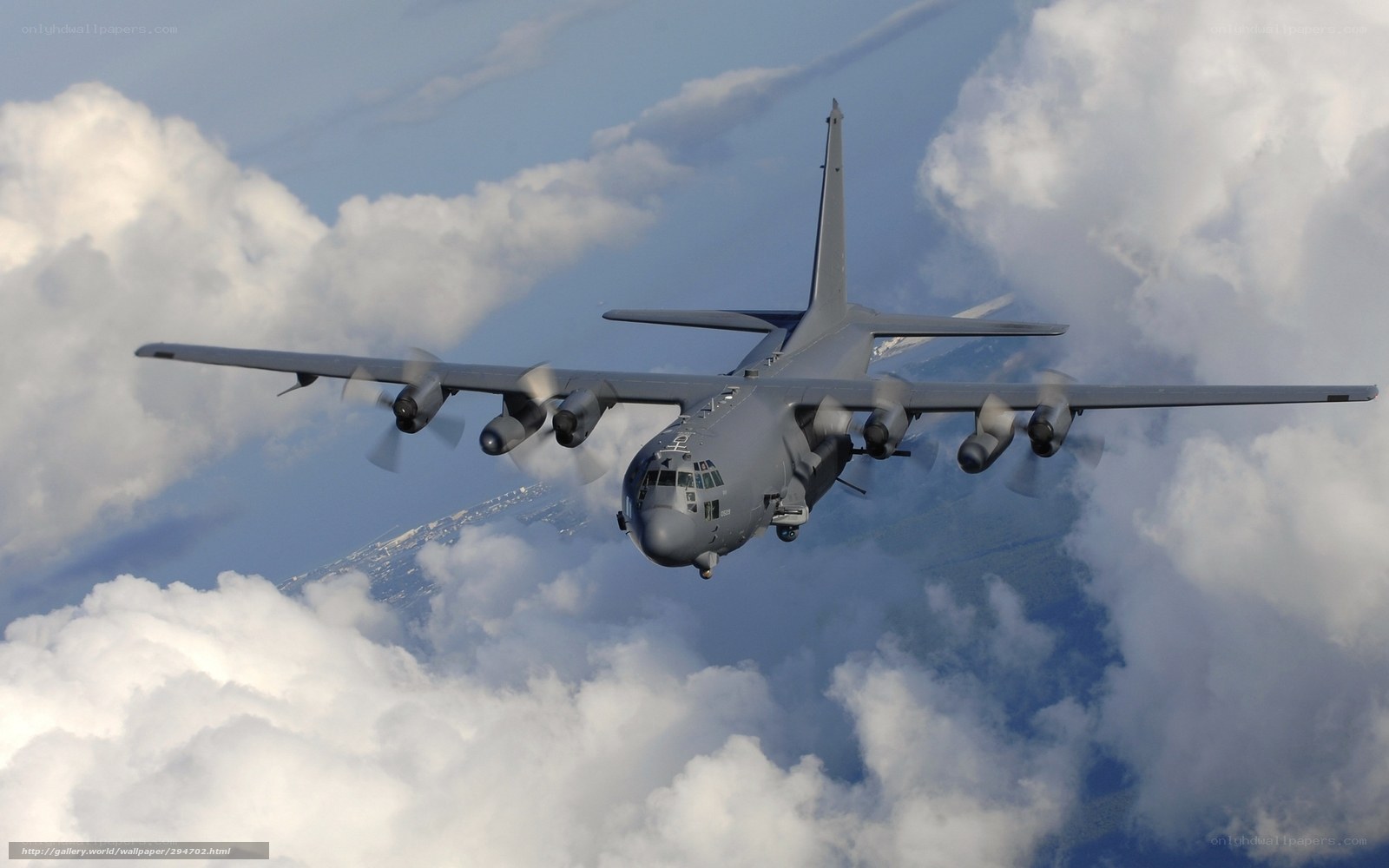 C-130 Hercules in flight