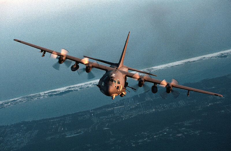 C-130 Hercules in flight