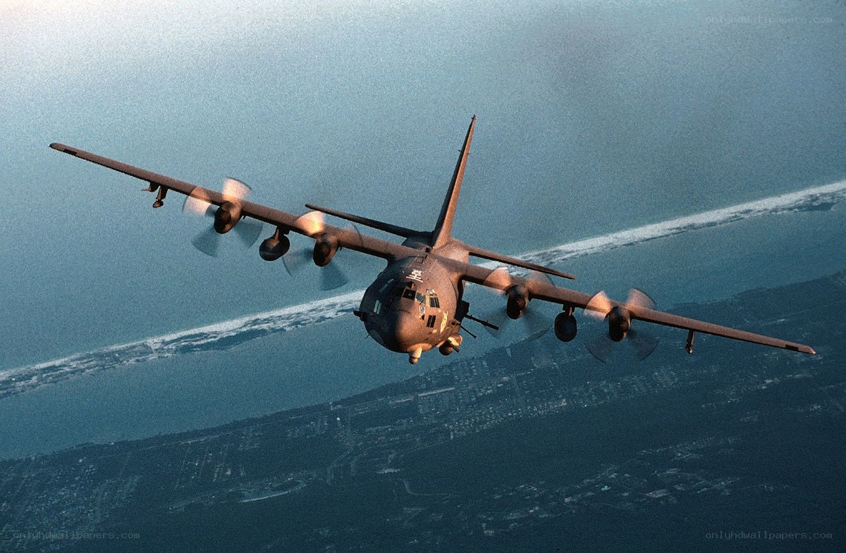 C-130 Hercules in flight
