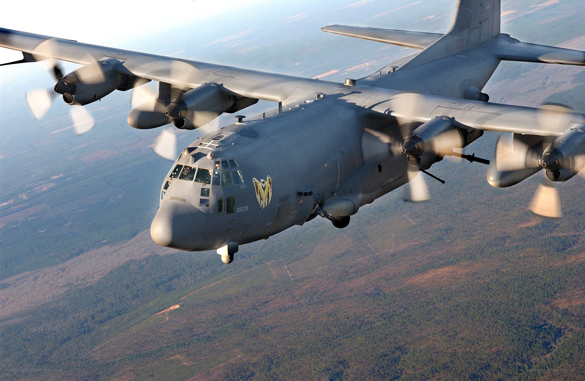 C-130 Hercules in flight