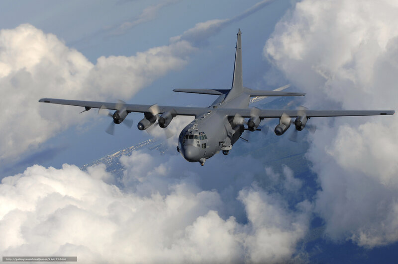 C-130 Hercules in flight