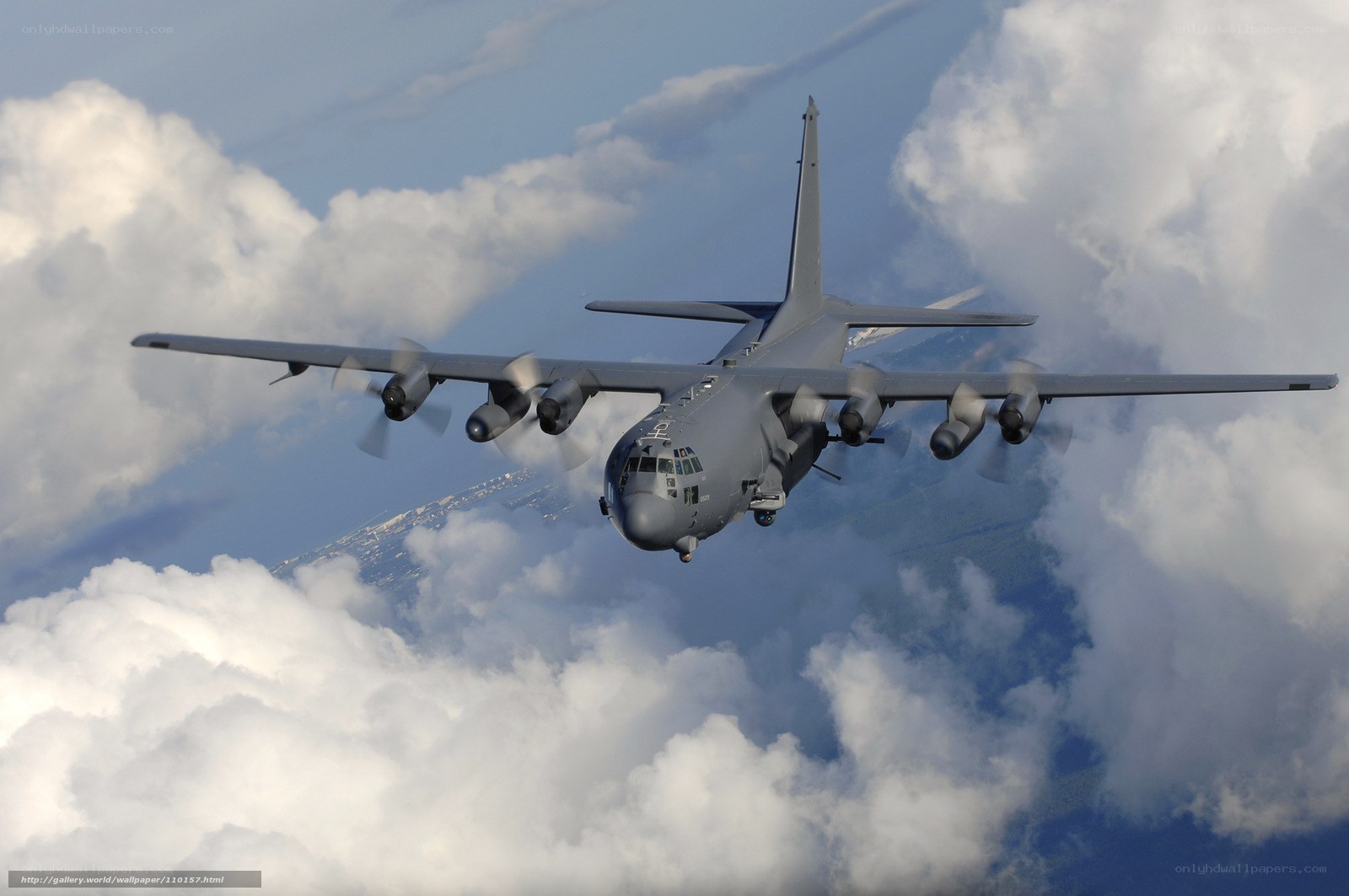 C-130 Hercules in flight