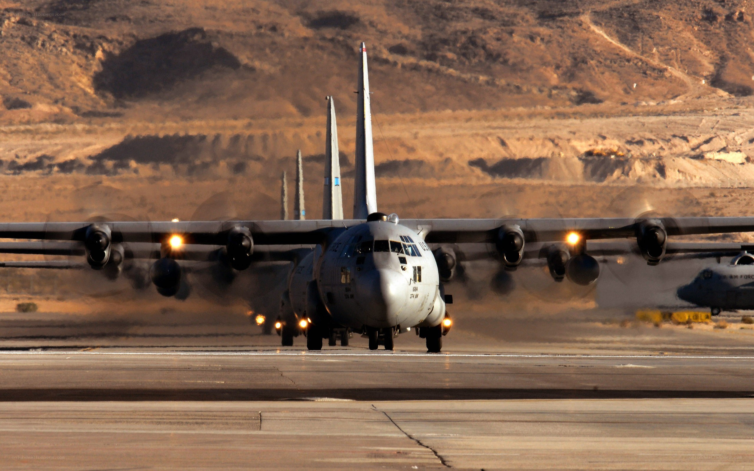 C-130 Hercules on runway