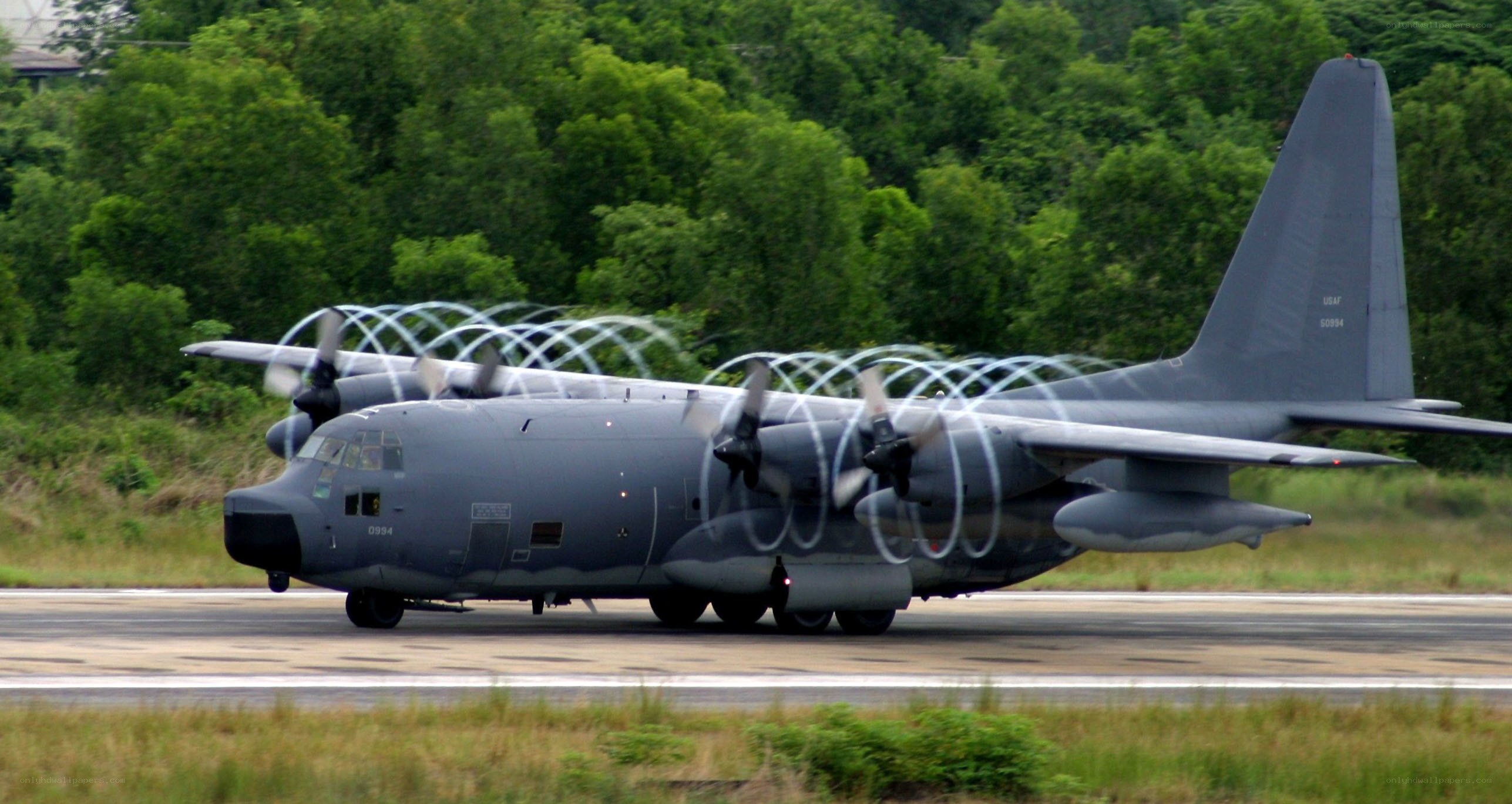 C-130 Hercules on runway