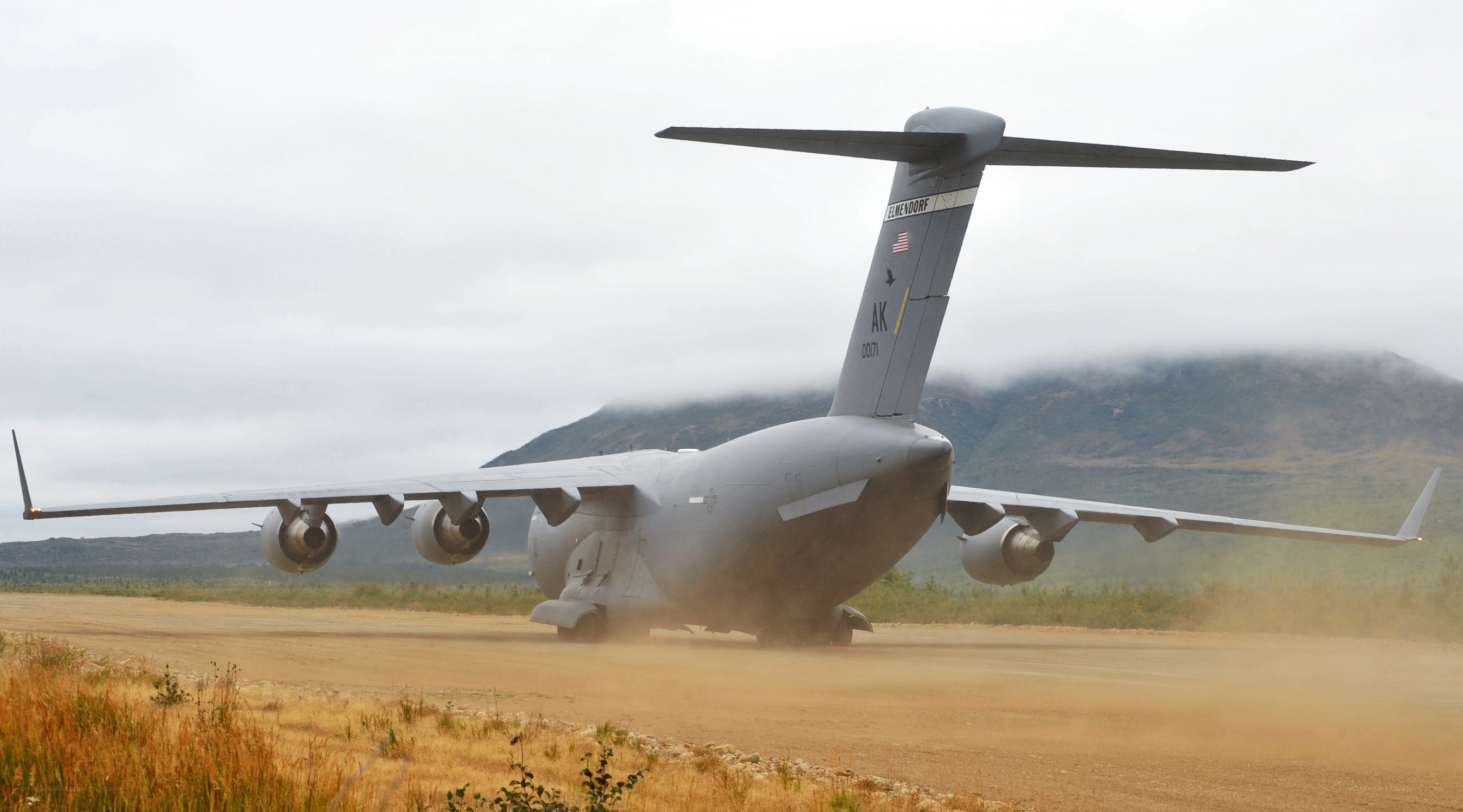 C-17 Globemaster III on runway