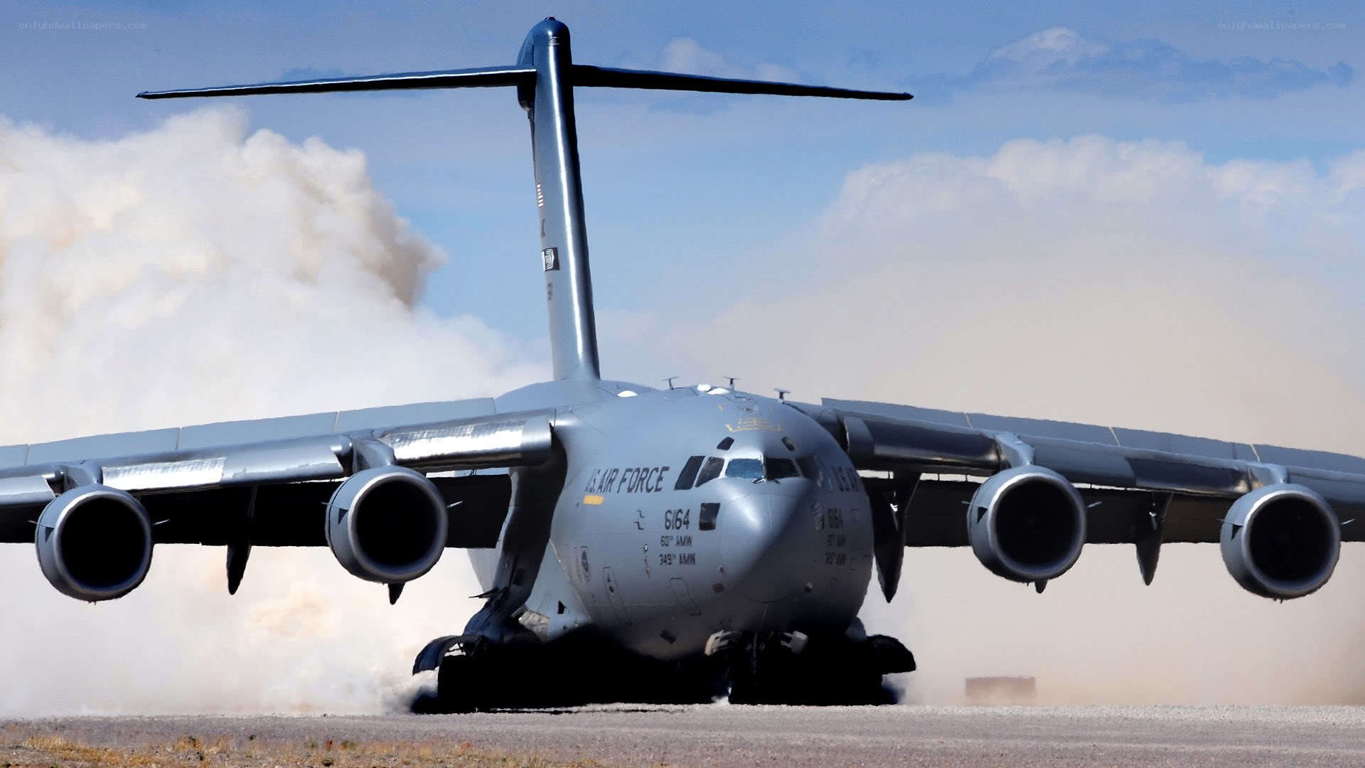 C-17 Globemaster III on runway