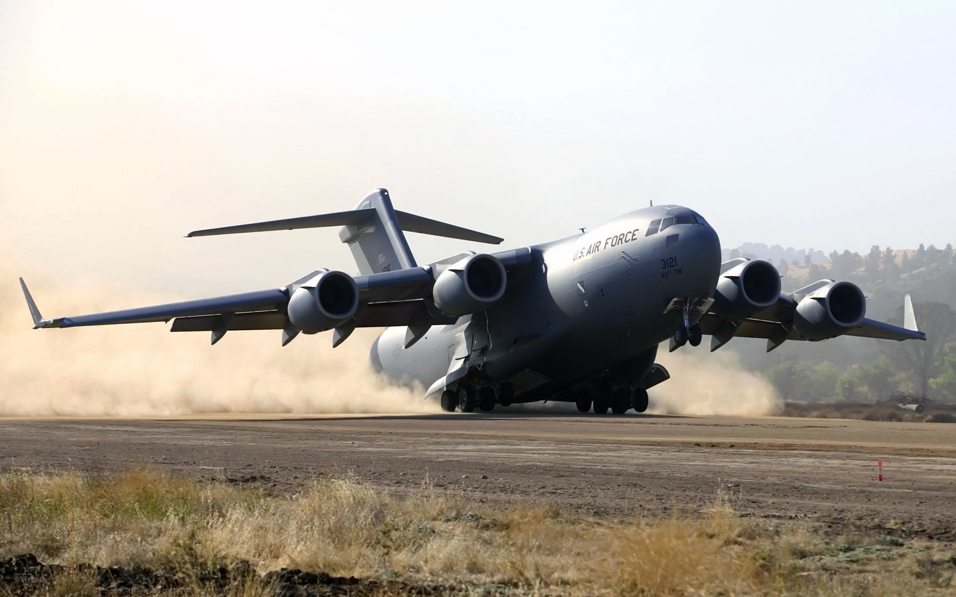 C-17 Globemaster III taking off