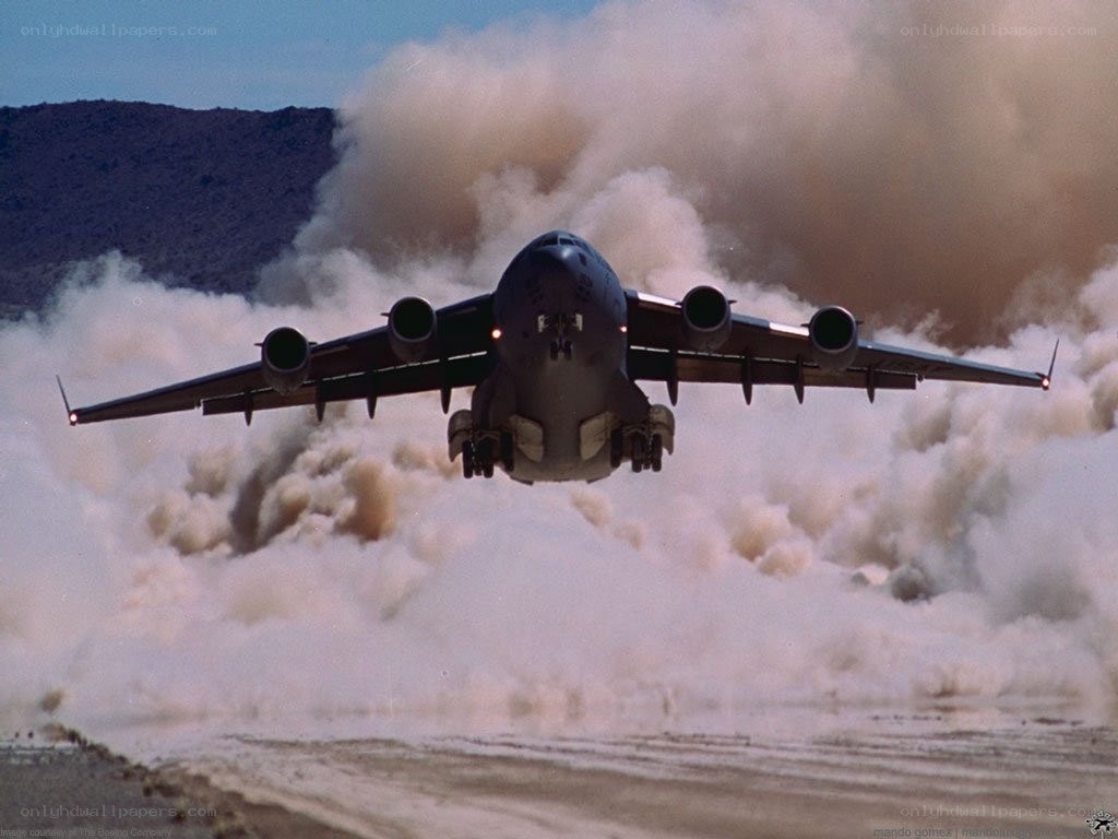 C-17 Globemaster III taking off