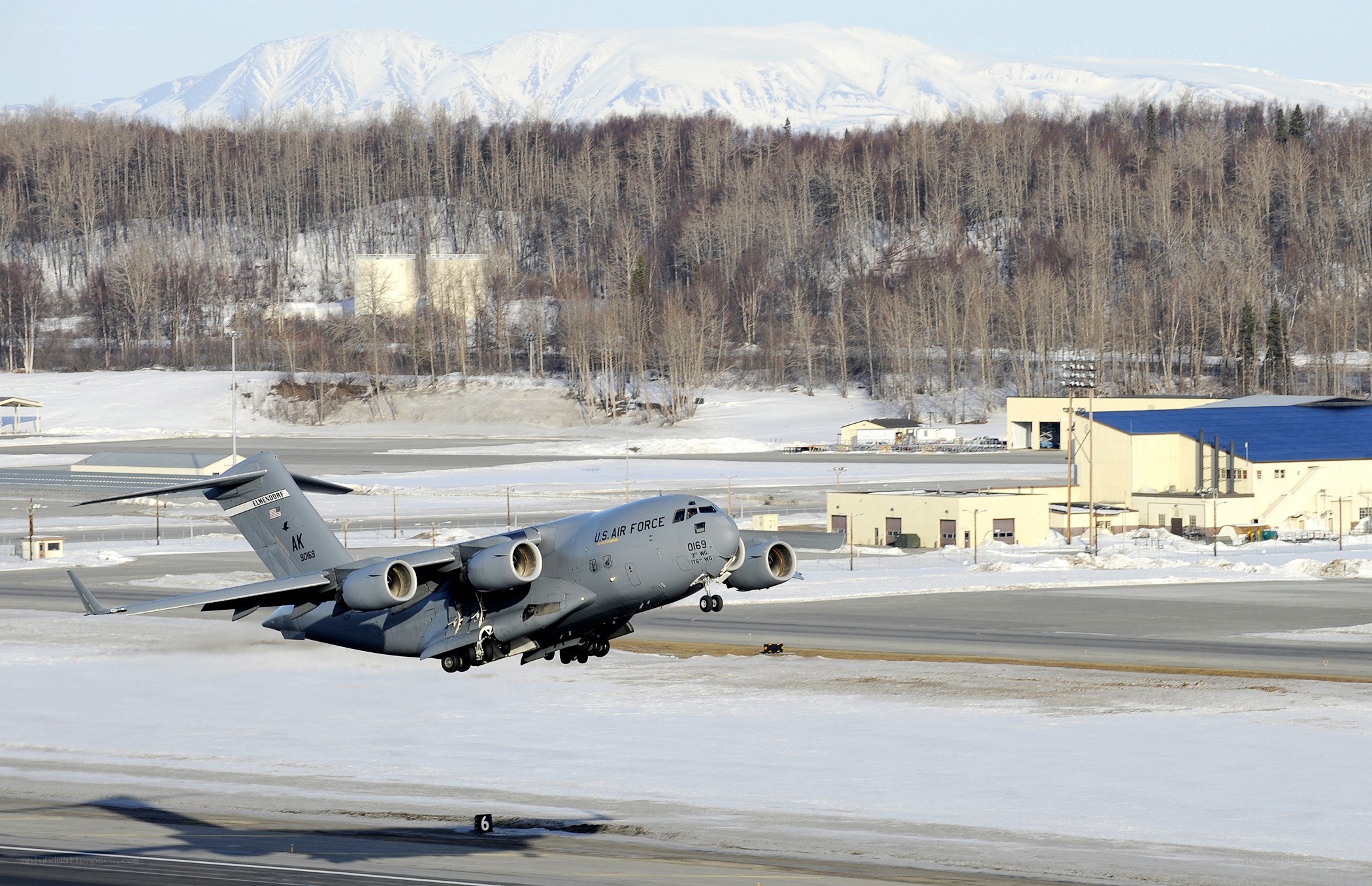 C-17 Globemaster III taking off