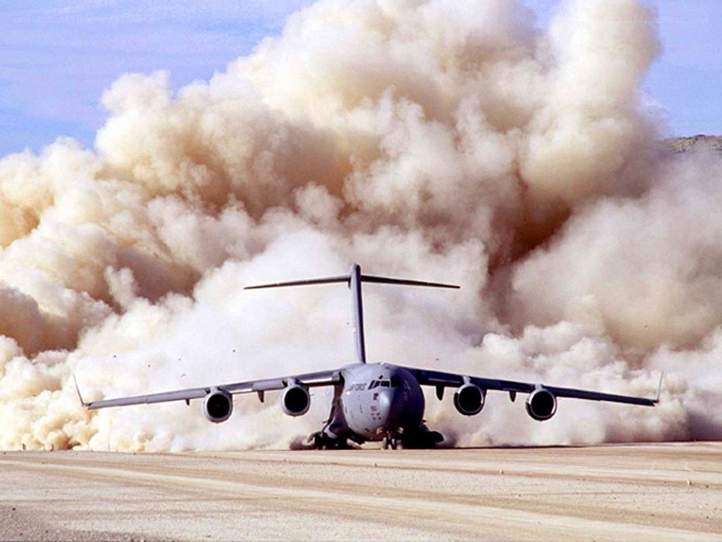 C-17 Globemaster III taking off