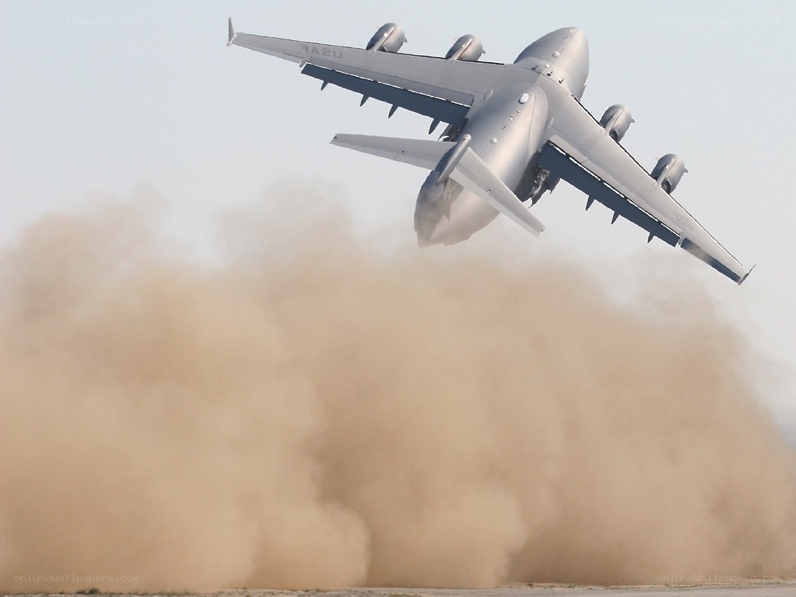 C-17 Globemaster III taking off