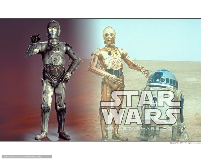 C-3PO and R2-D2 characters