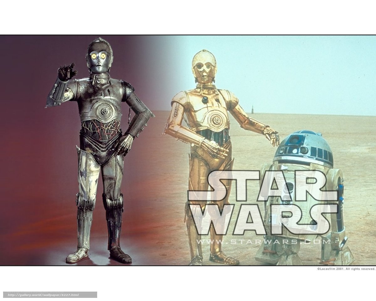 C-3PO and R2-D2 characters