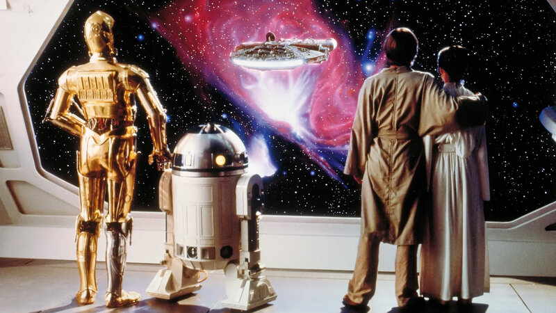 C-3PO and R2-D2 — Gold, Dramatic