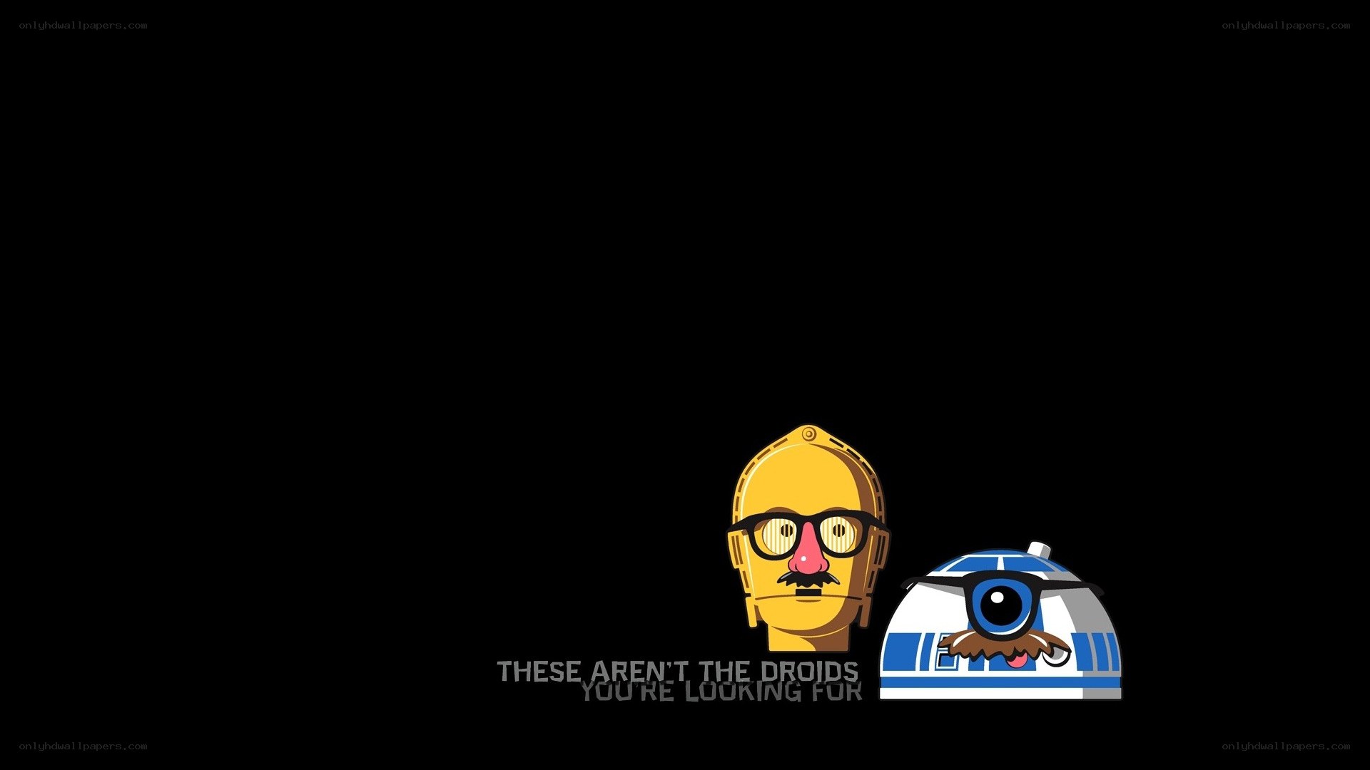 C-3PO and R2-D2 parody