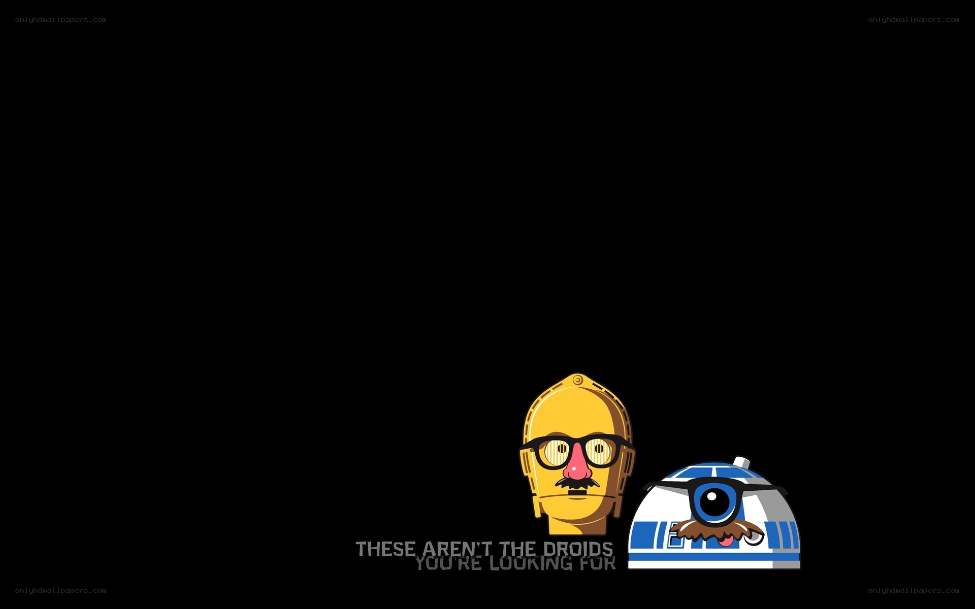 C-3PO and R2-D2 parody