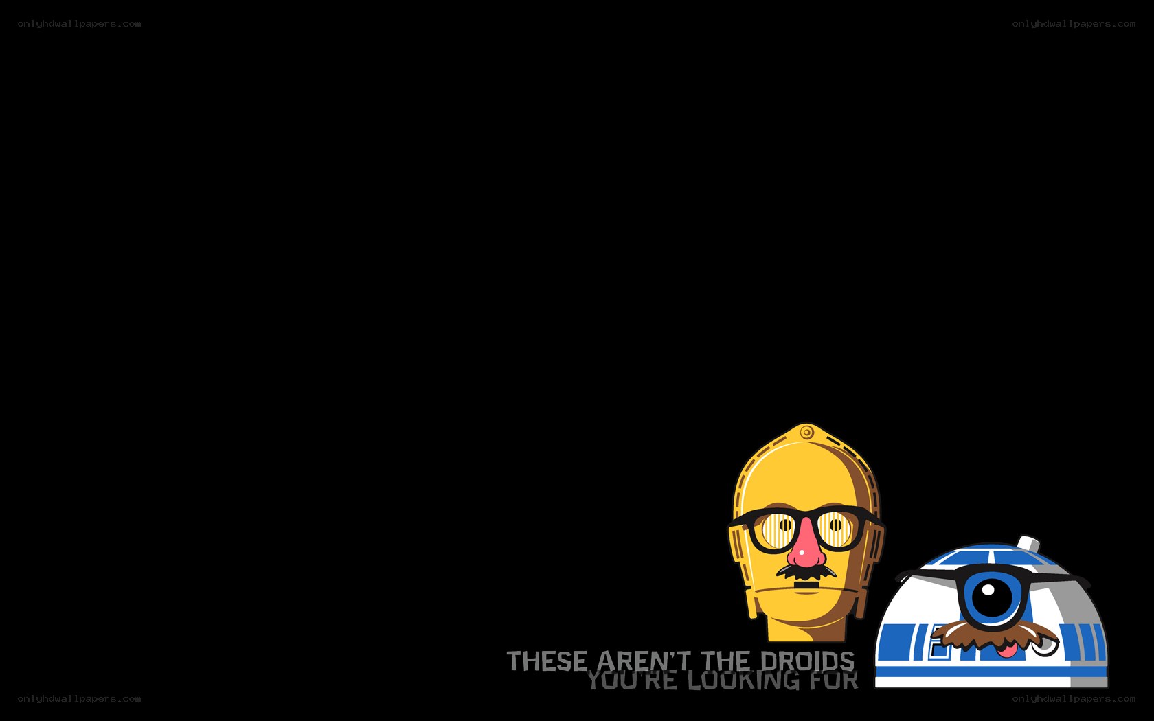C-3PO and R2-D2 parody