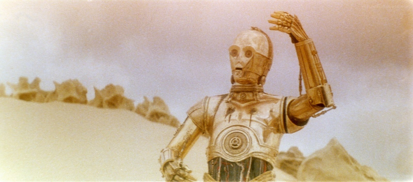 C-3PO on a desert planet