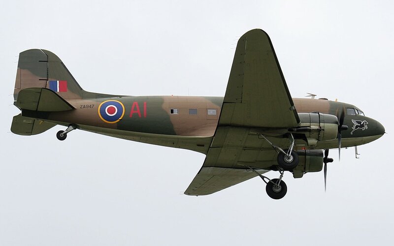 C-47 Skytrain in flight