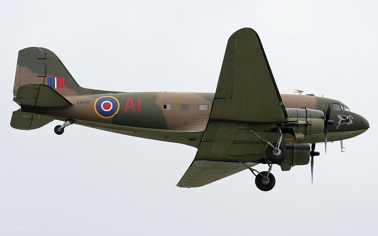 C-47 Skytrain in flight
