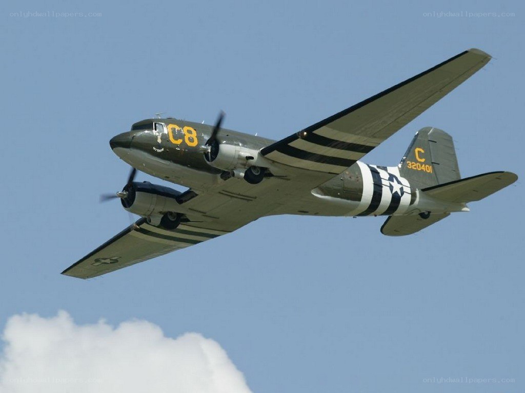 C-47 Skytrain in flight