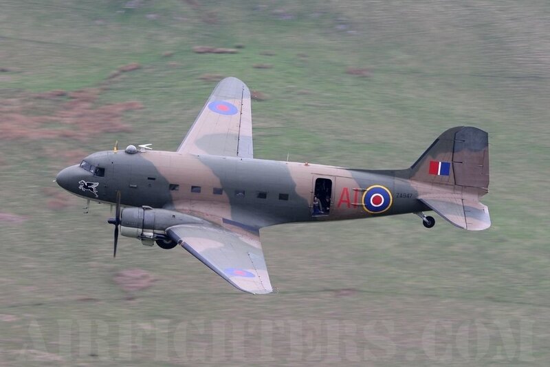 C-47 Skytrain in flight