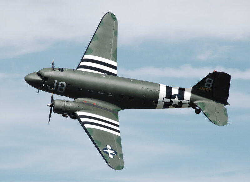 C-47 Skytrain in flight