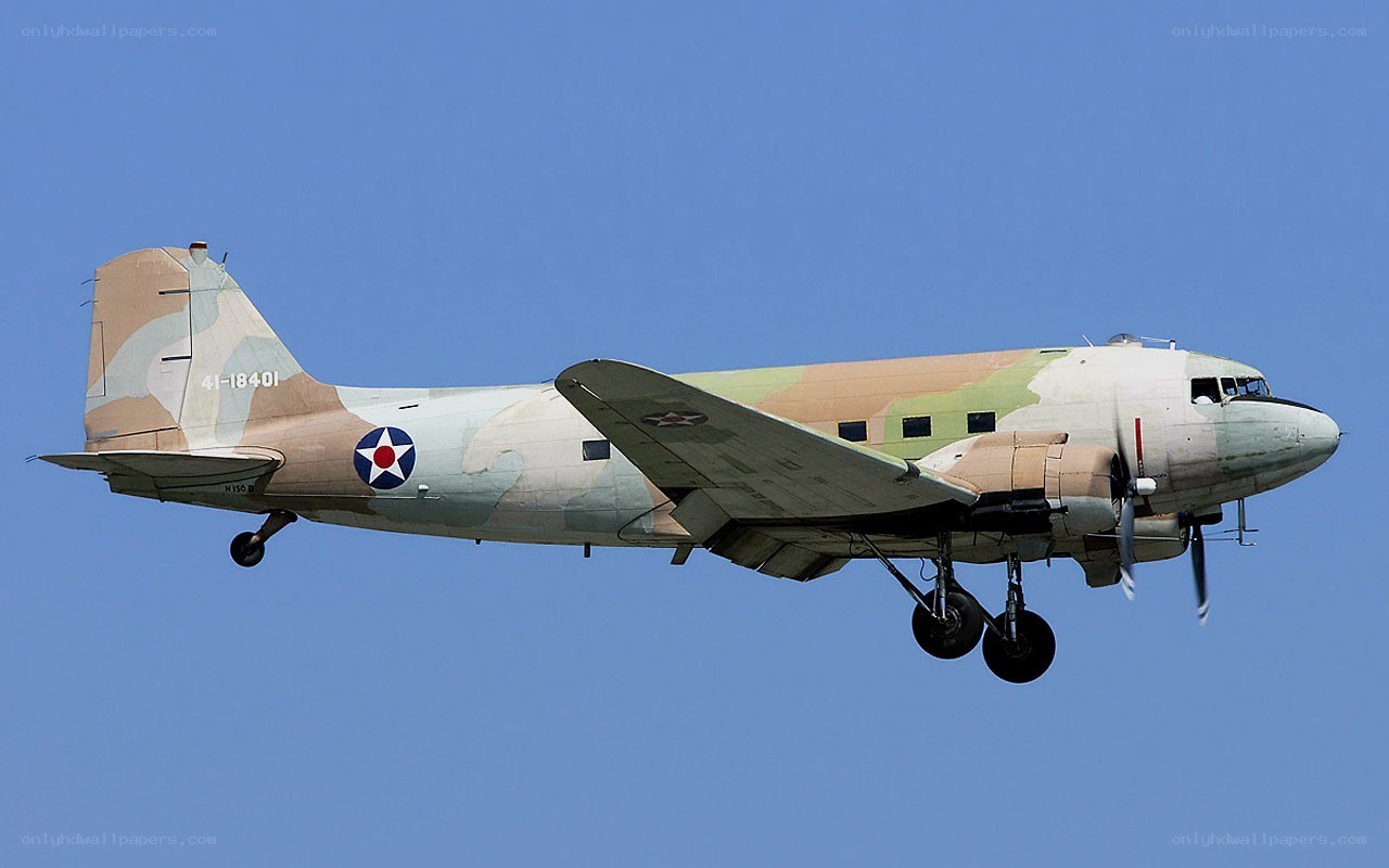 C-47 Skytrain in flight