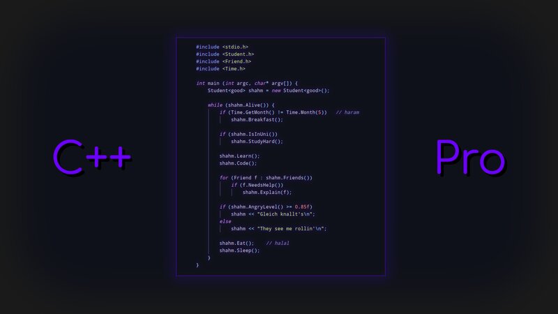 C++ Code Snippet — Black