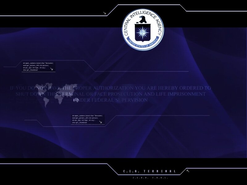 C.I.A. Terminal Screen