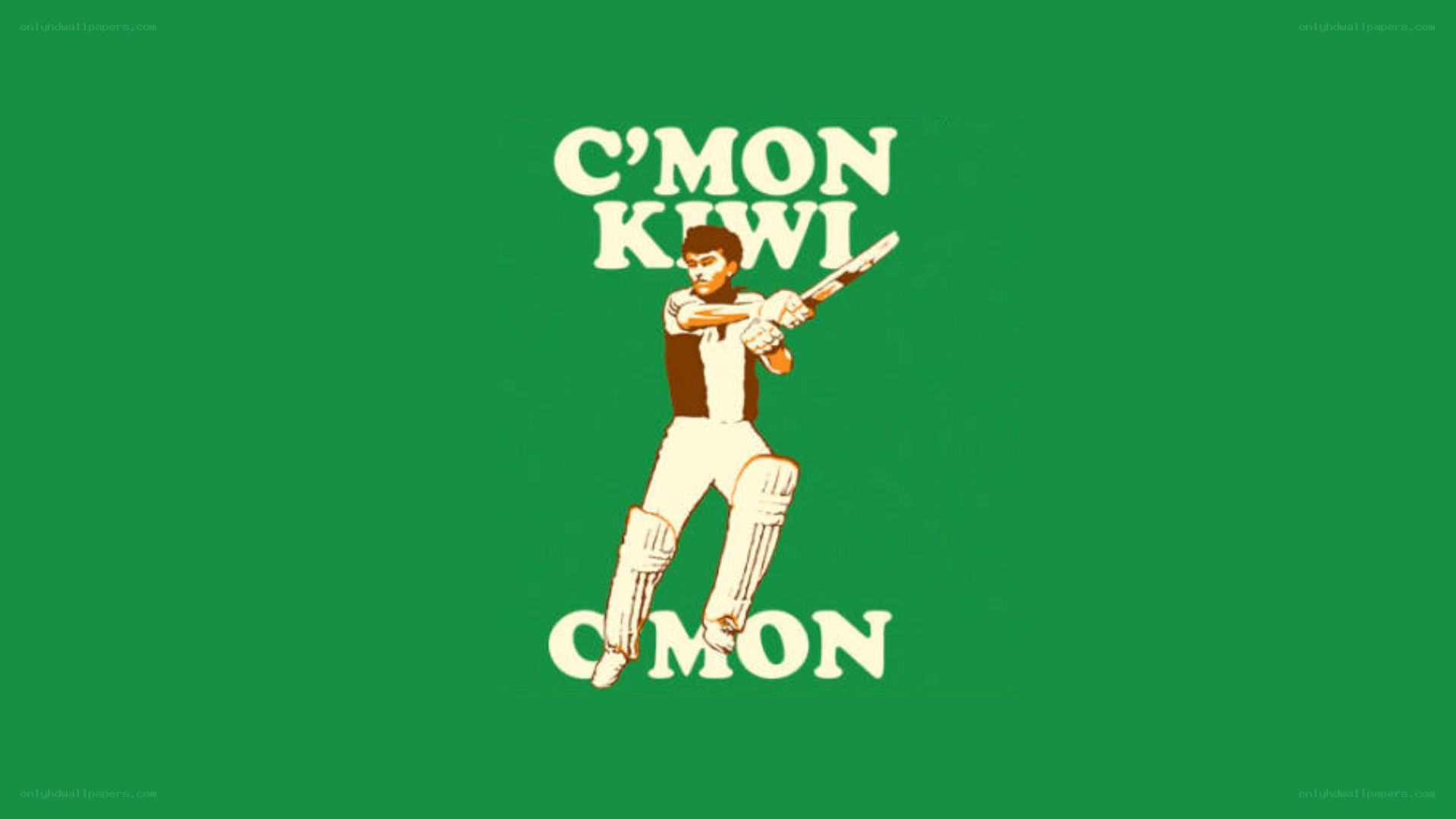 C'MON KIWI cricket graphic