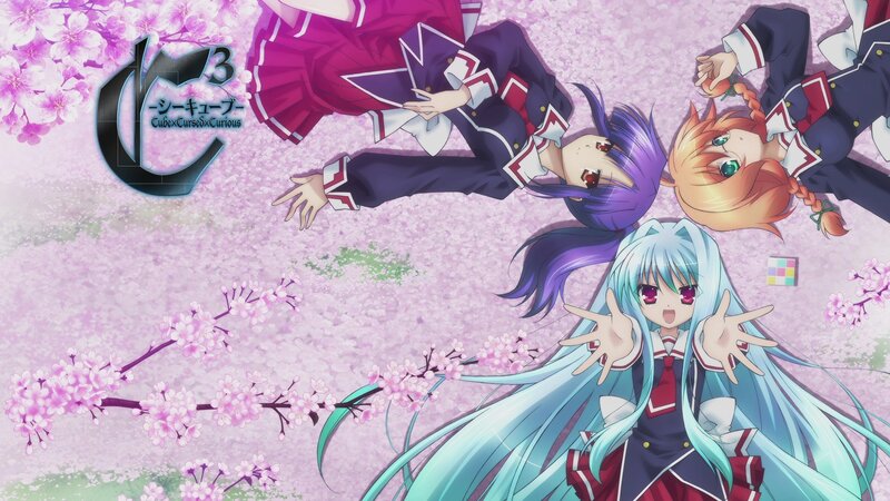 C3 anime characters in cherry blossoms