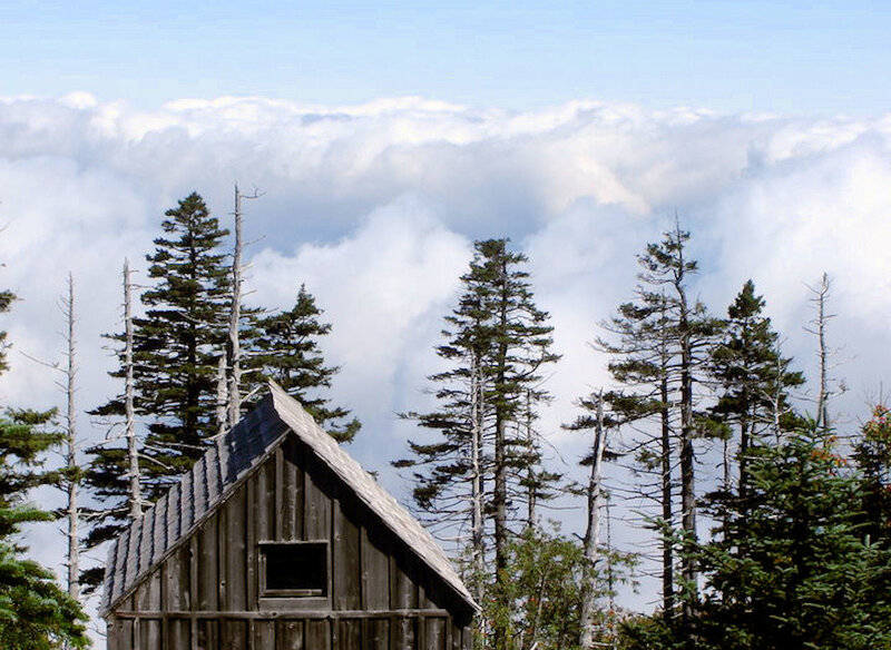 Cabin above the clouds